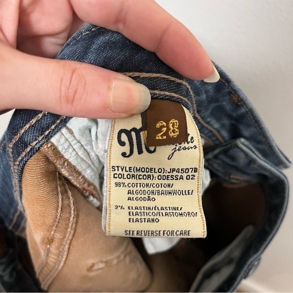 MISS ME Y2K Low Rise Cropped Capri Jeans Size 28 - Picture 11 of 16